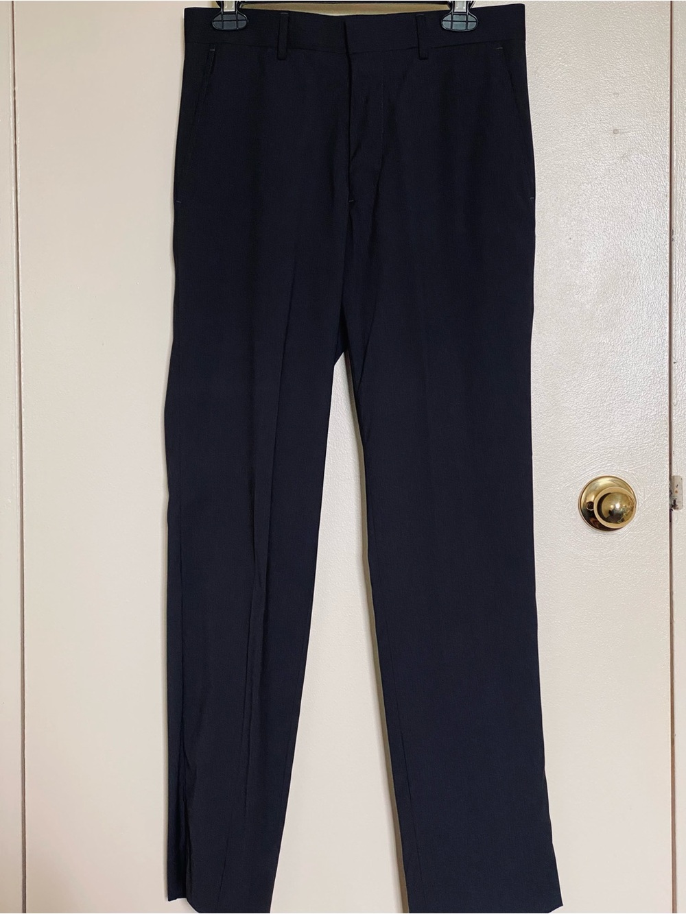 Daniel Hechter Men's Black Dress Pants - Classic Tailored Fit
